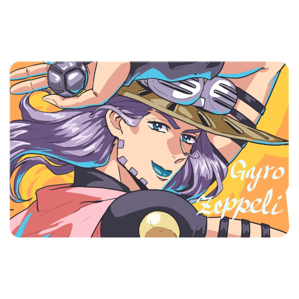 ICカードステッカー(レトロアニメ風)