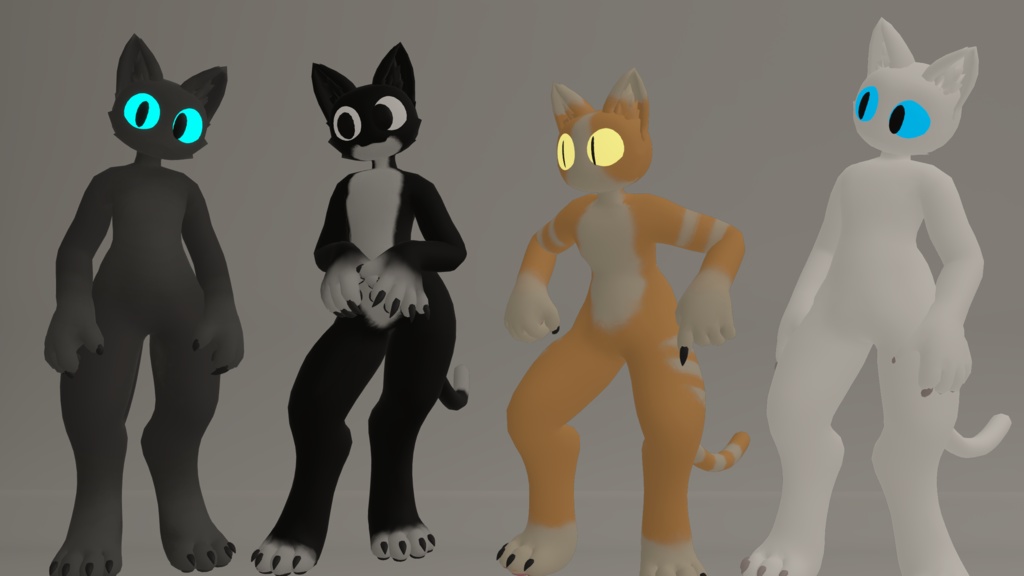 Void Cat (VRChat Furry Avatar, PC and Quest)