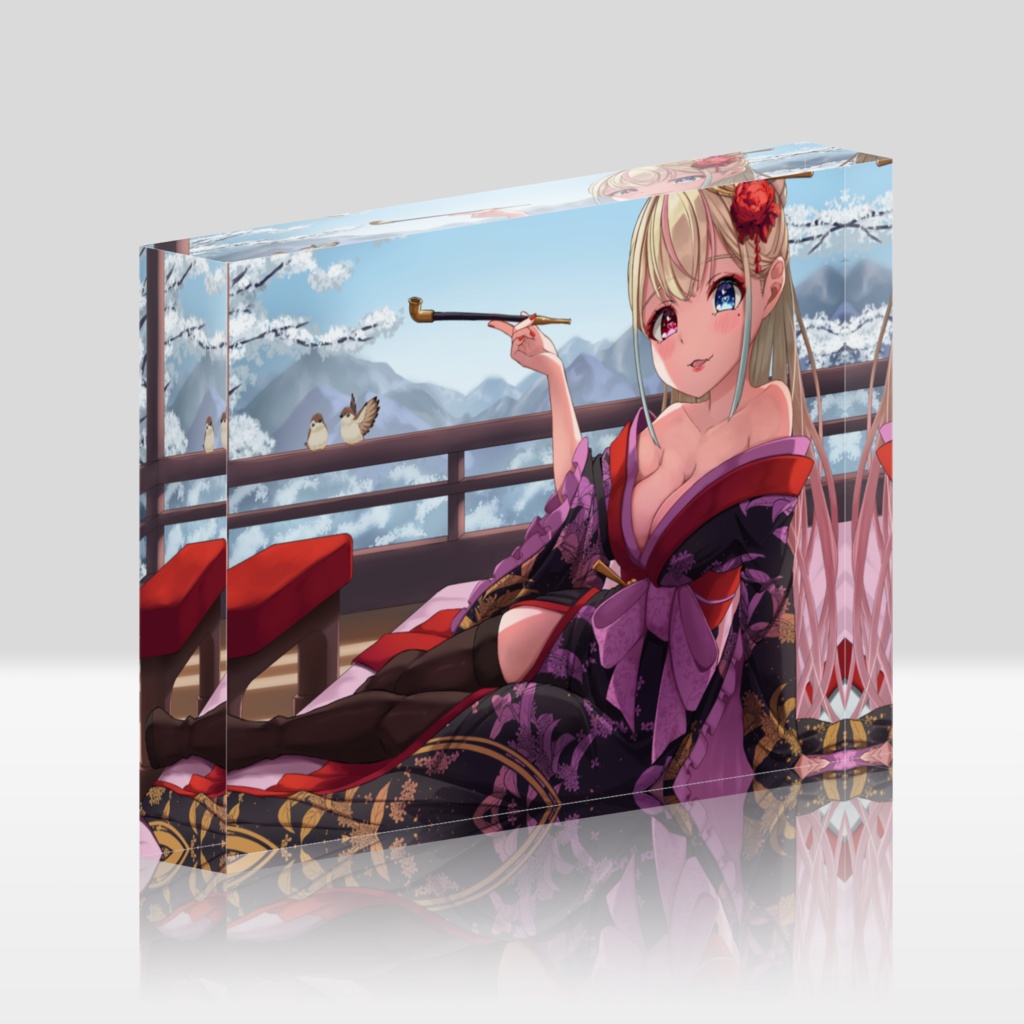 正月花魁カレンアクリルブック
