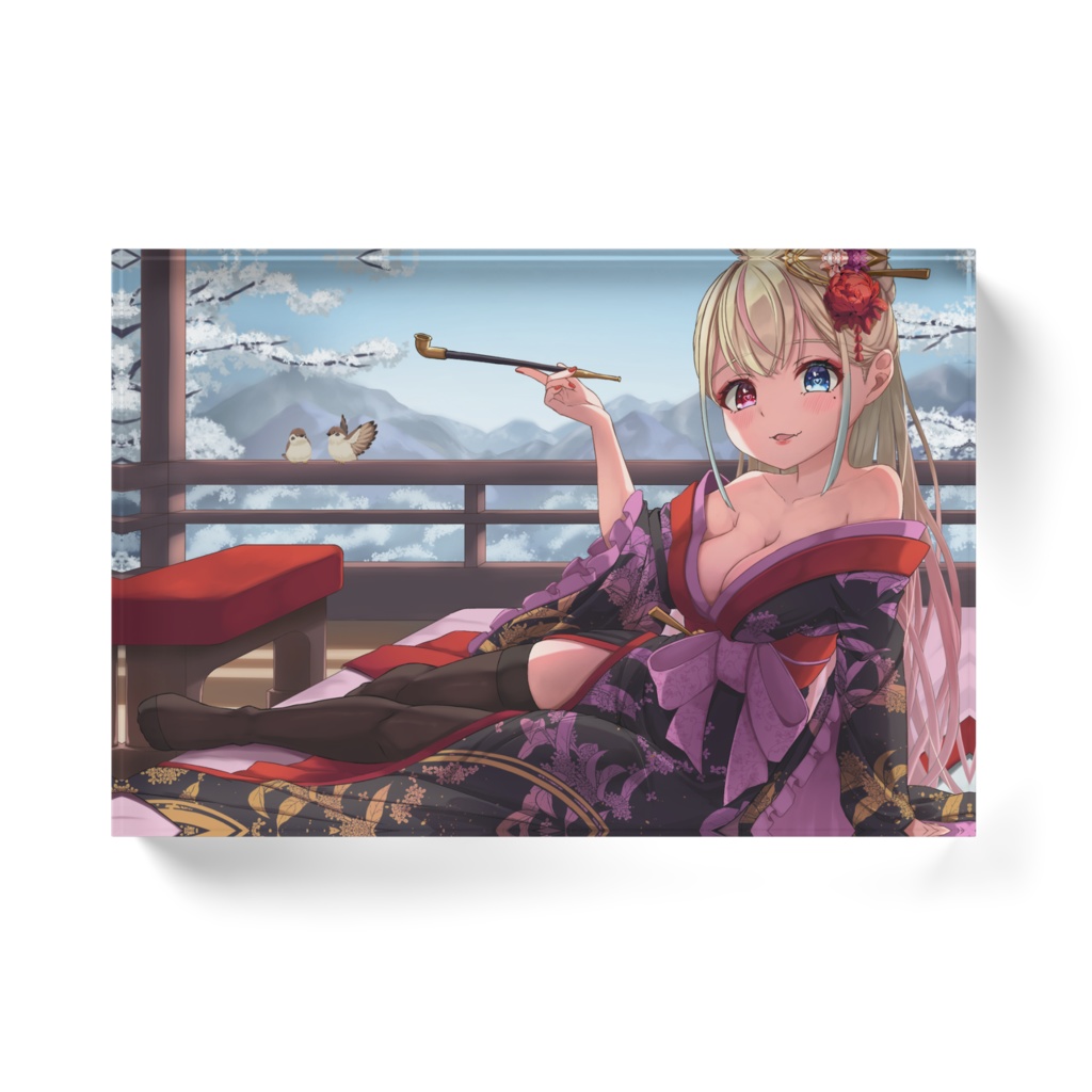 正月花魁カレンアクリルブック