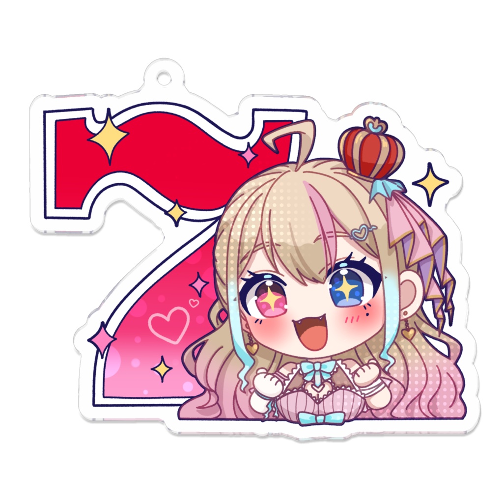 赤7かれんアクキー
