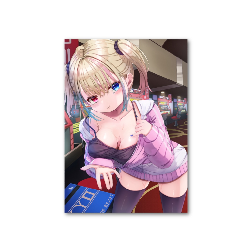 バースデーイラストフォトカード