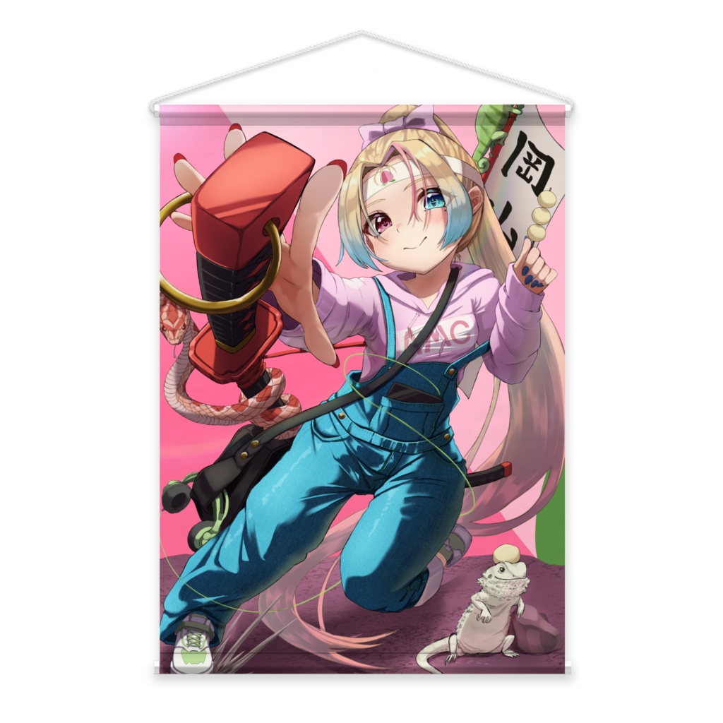 岡山かれん 鬼退治タペストリー