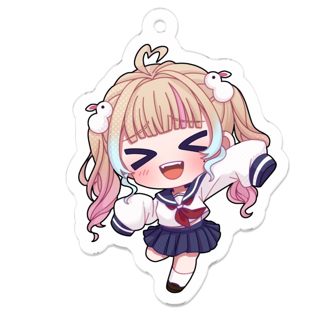 青セーラーかれんアクキー