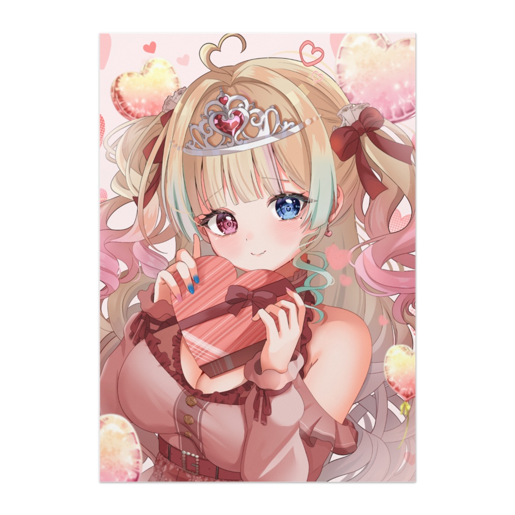 バレンタインかれんポスター