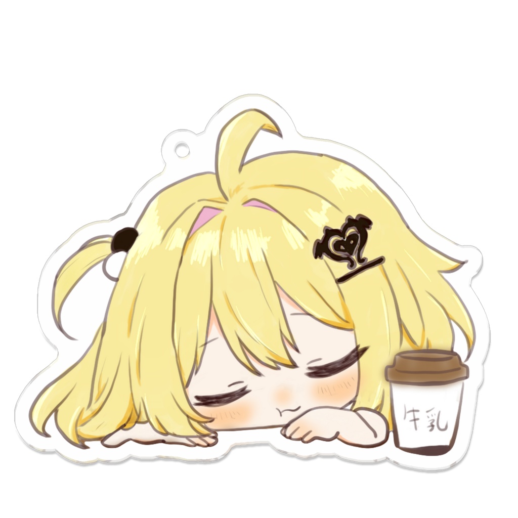 天地華恋の手書きアクキー