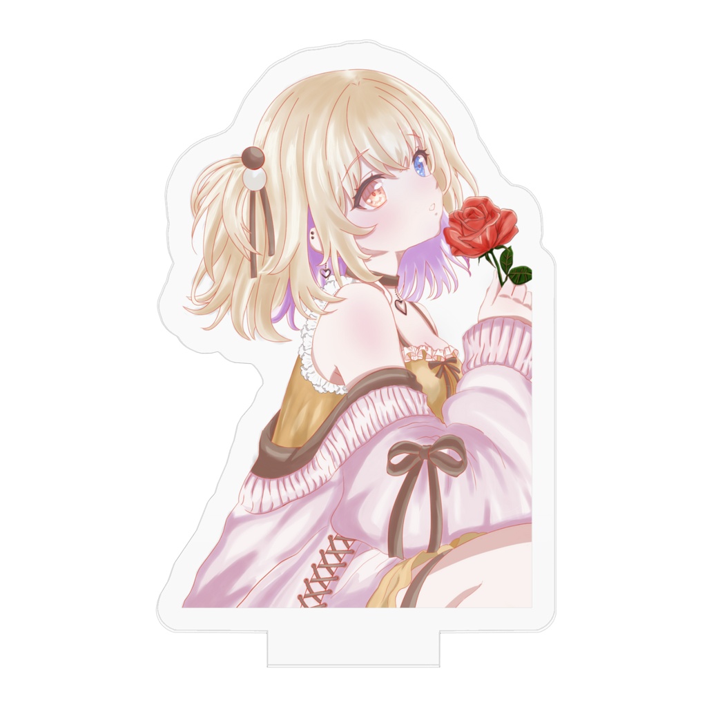 れんが描いたバラ🌹アクスタ!