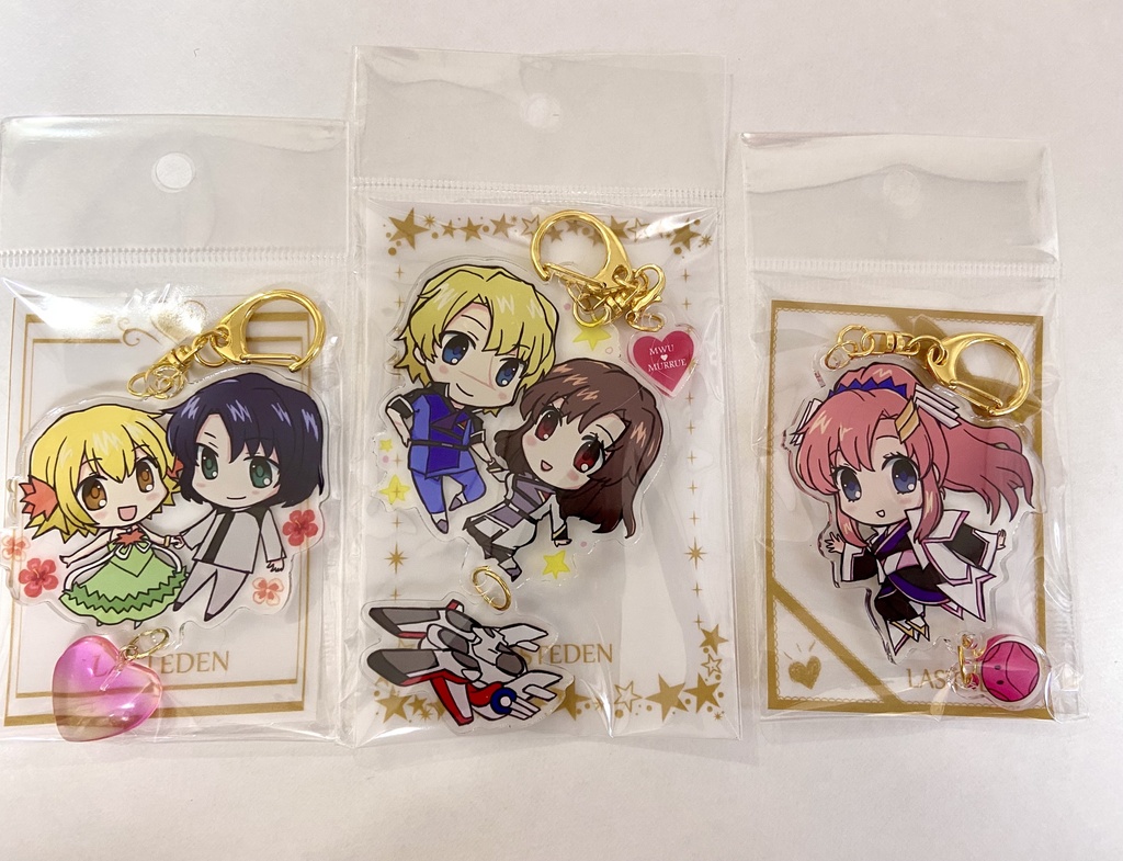 SEEDチャーム付きアクリルキーホルダー