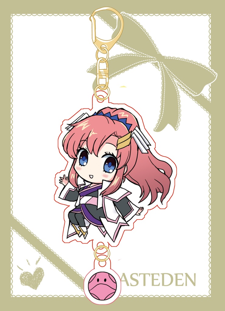 SEEDチャーム付きアクリルキーホルダー