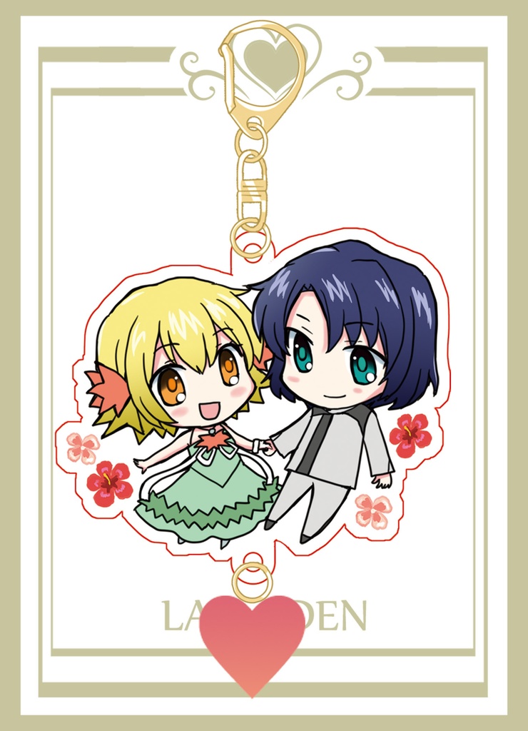 SEEDチャーム付きアクリルキーホルダー