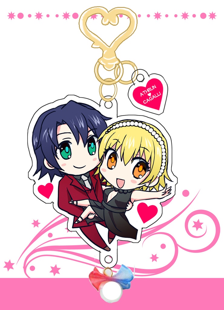 SEEDチャーム付きアクリルキーホルダー2