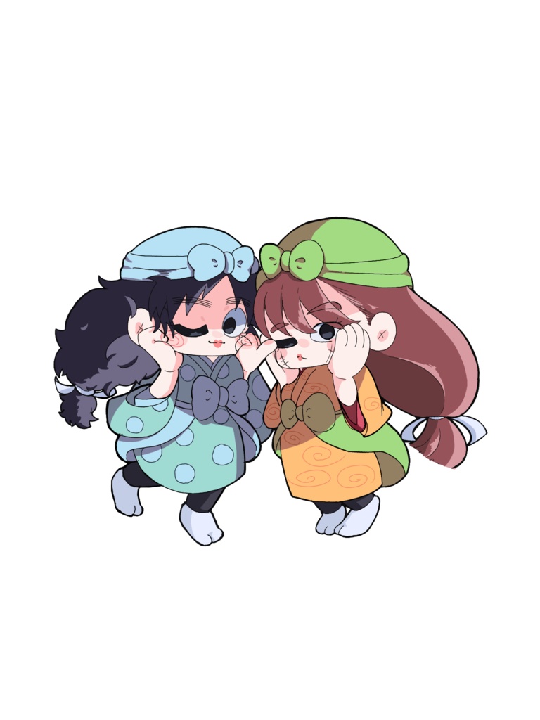 女装ろくろアクキー