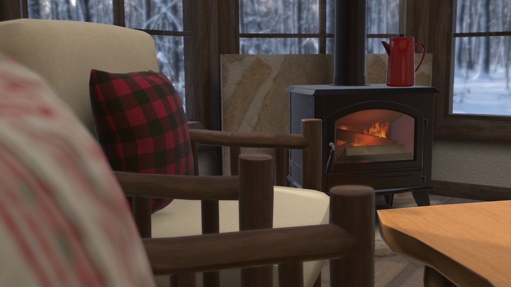 【ストーブ+家具】78 Furniture 01 -Lodge- v2.1