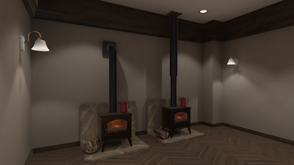【ストーブ+家具】78 Furniture 01 -Lodge- v2.1