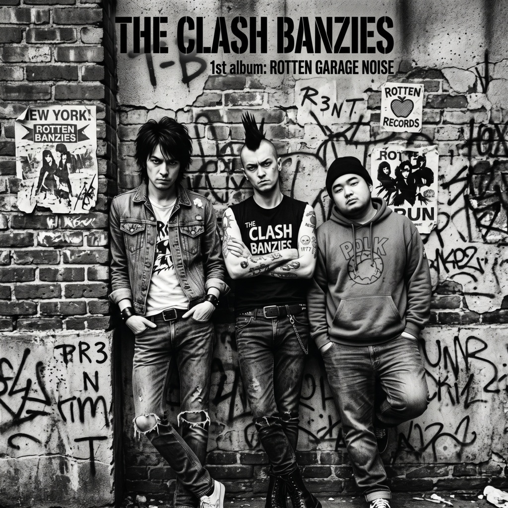  The Clash Banzies 1st Album 『ROTTEN GARAGE NOISE』