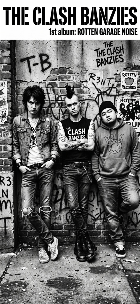  The Clash Banzies 1st Album 『ROTTEN GARAGE NOISE』