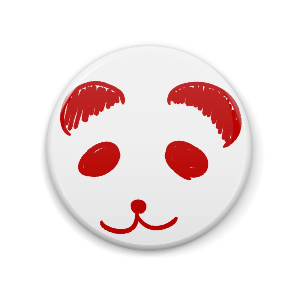 【缶バッジ】迷十　手書きパンダver