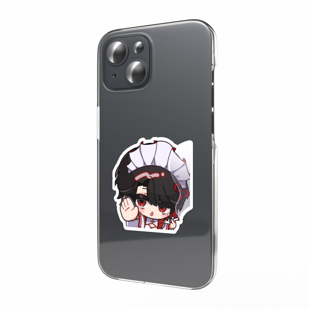 【ステッカー】迷十のミニキャラ ステッカー こんにちわver