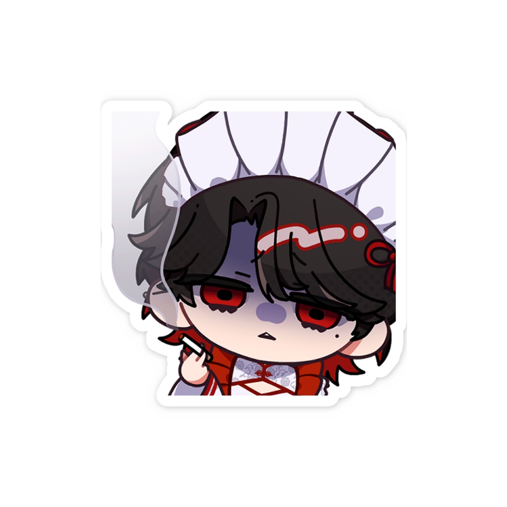 【ステッカー】迷十のミニキャラ ステッカー 怒ってるver