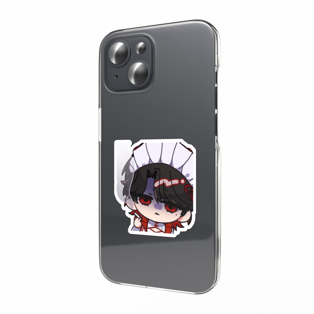 【ステッカー】迷十のミニキャラ ステッカー　怒ってるver