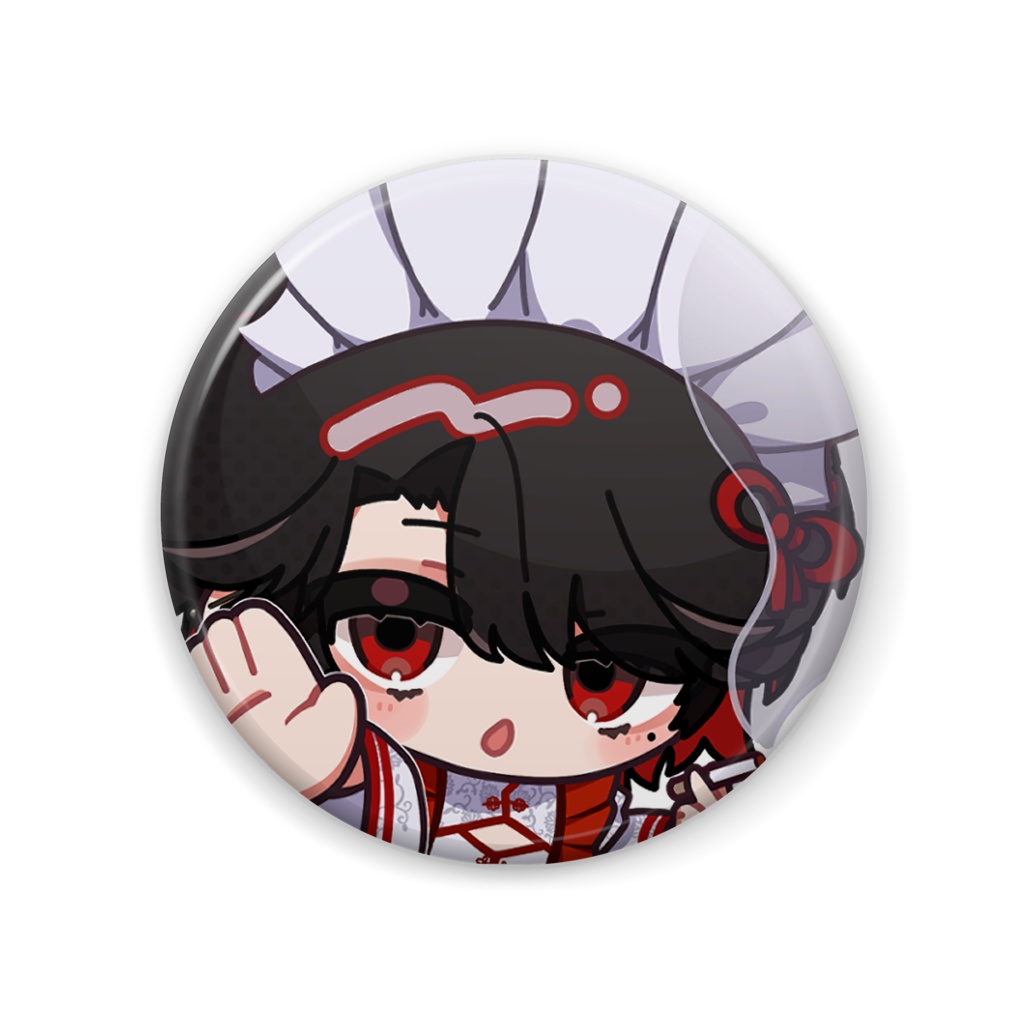 【缶バッジ】迷十のミニキャラ 缶バッジ こんにちわver