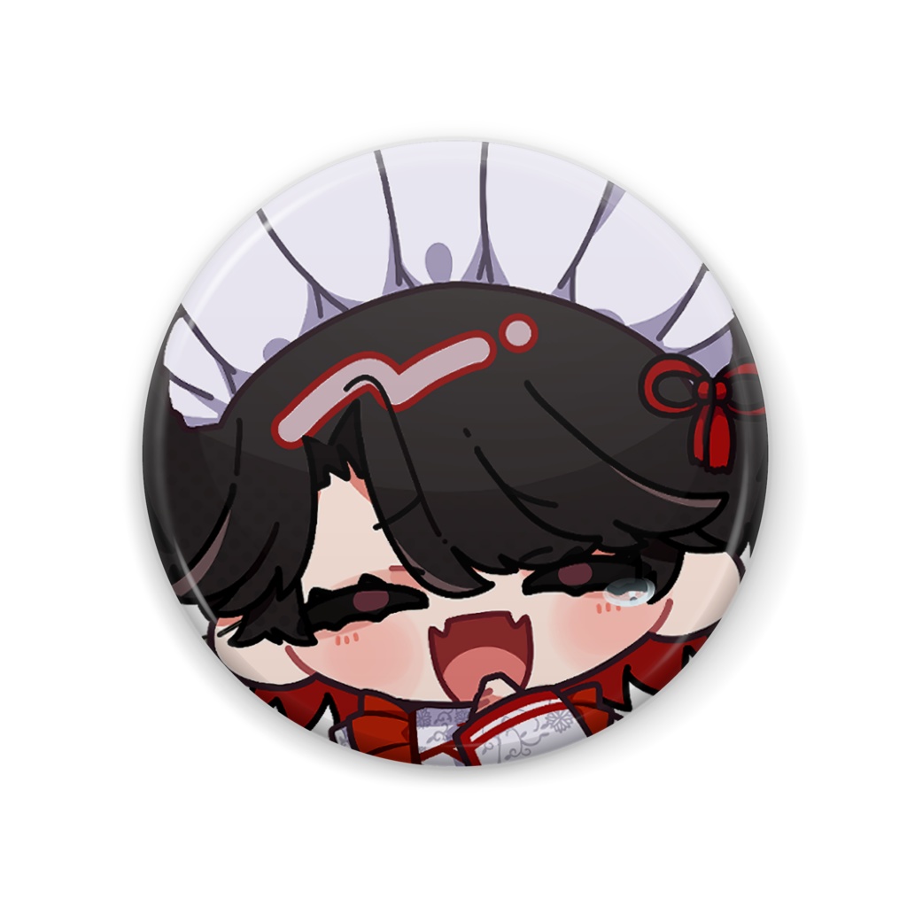 【缶バッジ】迷十のミニキャラ 缶バッジ 笑ってるver