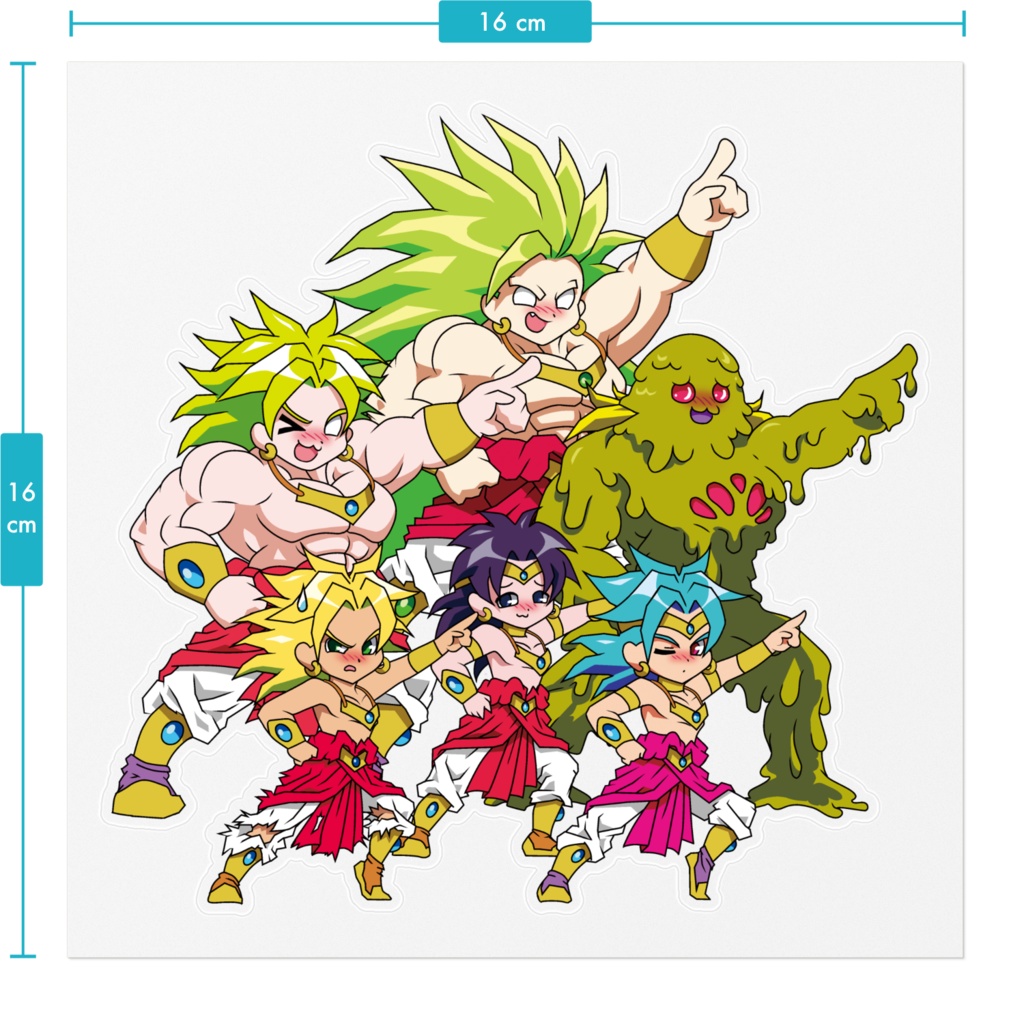 ステッカー☆もえぶろ集合!