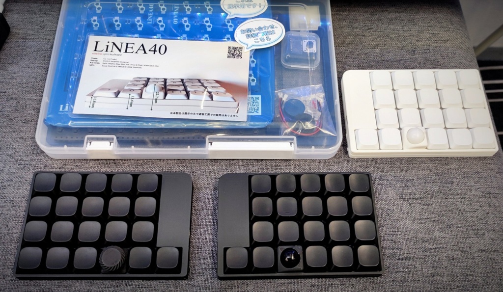 LiNEA40 1Uトラボ付き ワイヤレス分割キーボード 電子工作キット