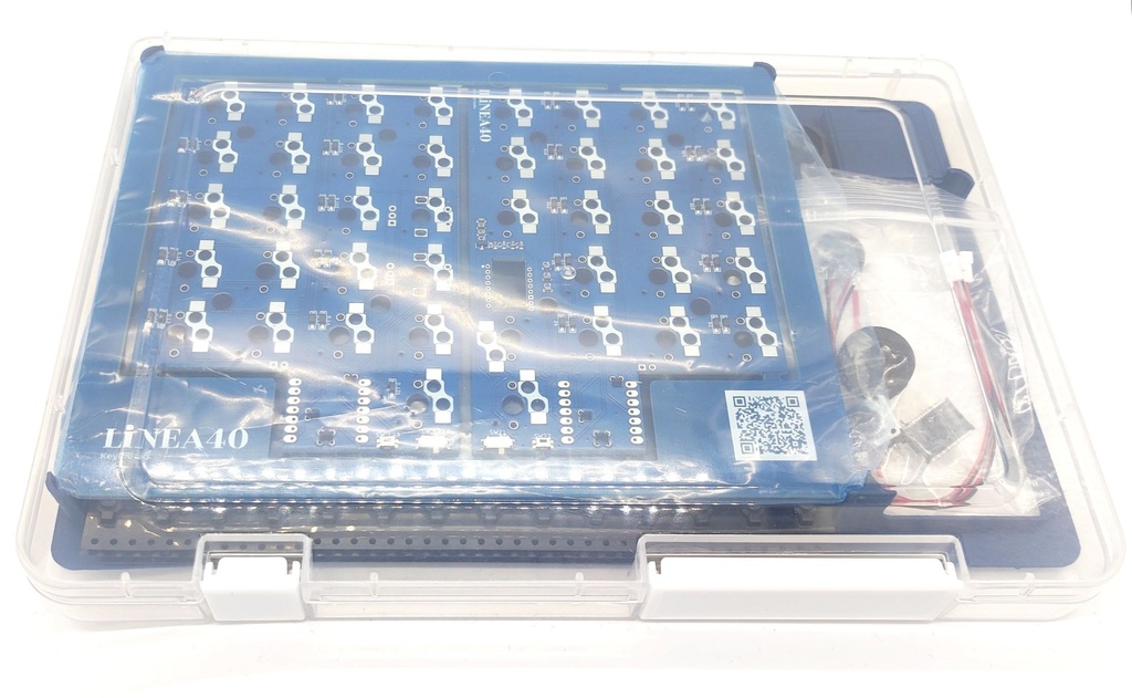 LiNEA40 1Uトラボ付き ワイヤレス分割キーボード