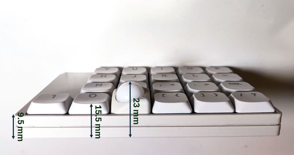 LiNEA40 1Uトラボ付き ワイヤレス分割キーボード