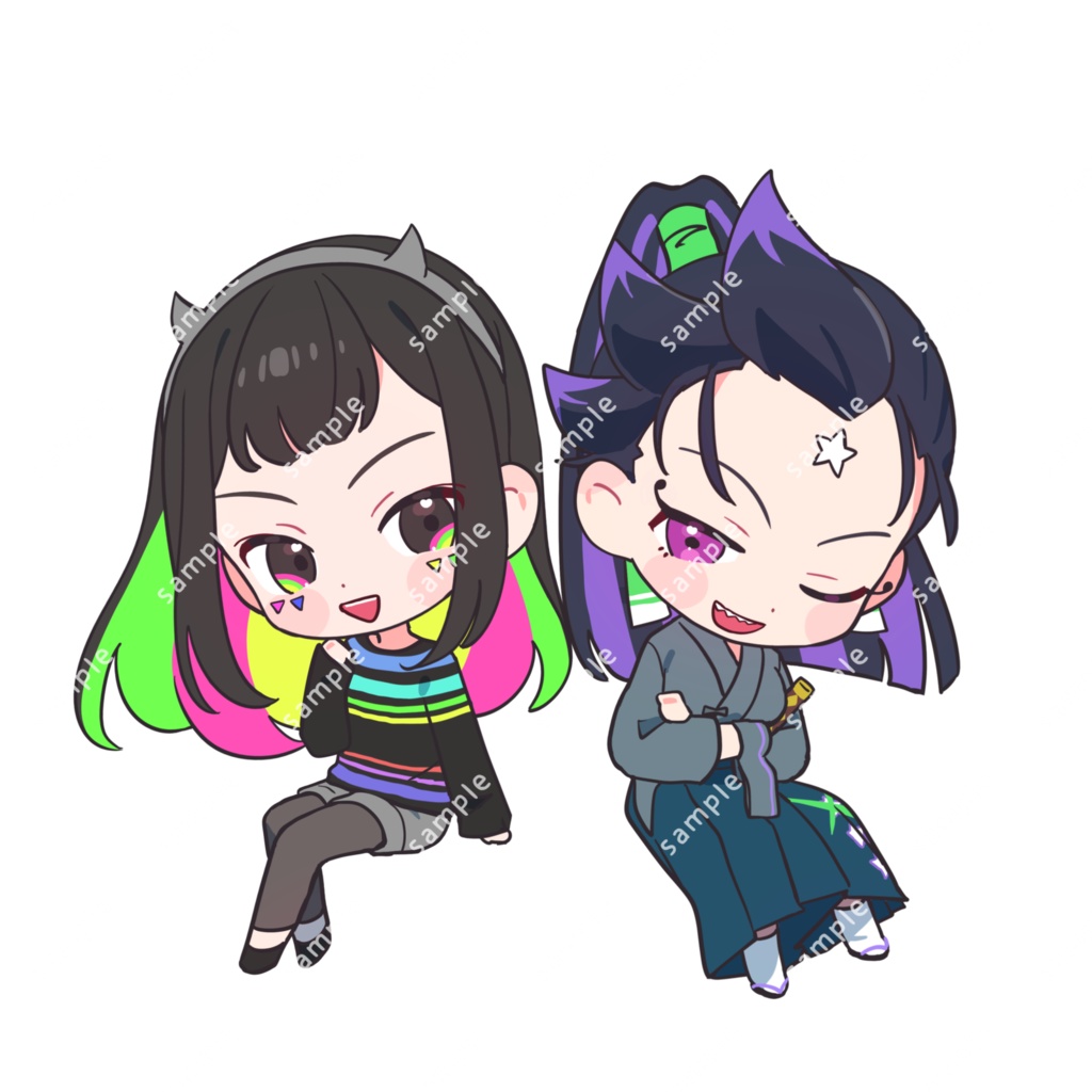 マルチとテンカのおでかけアクリルフィギュア