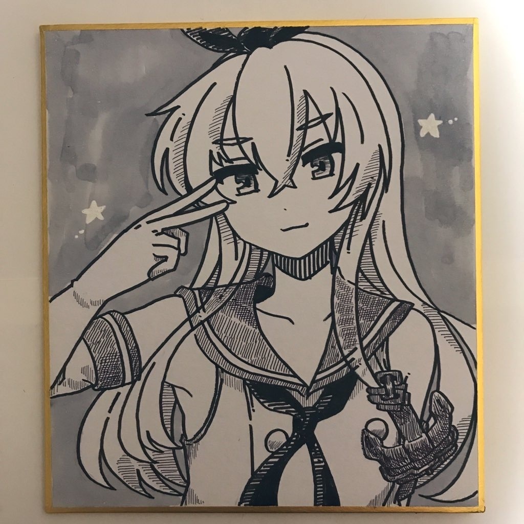 【ミニ色紙】島風