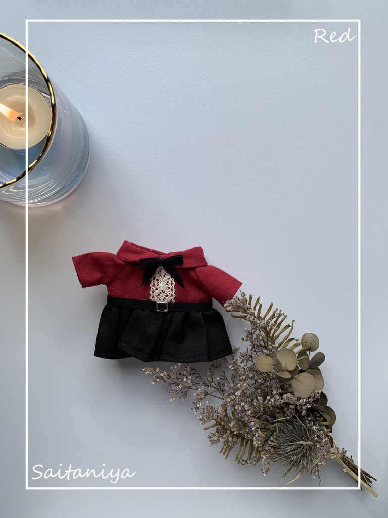 クラシカルワンピース(16cmサイズぬいぐるみ用)