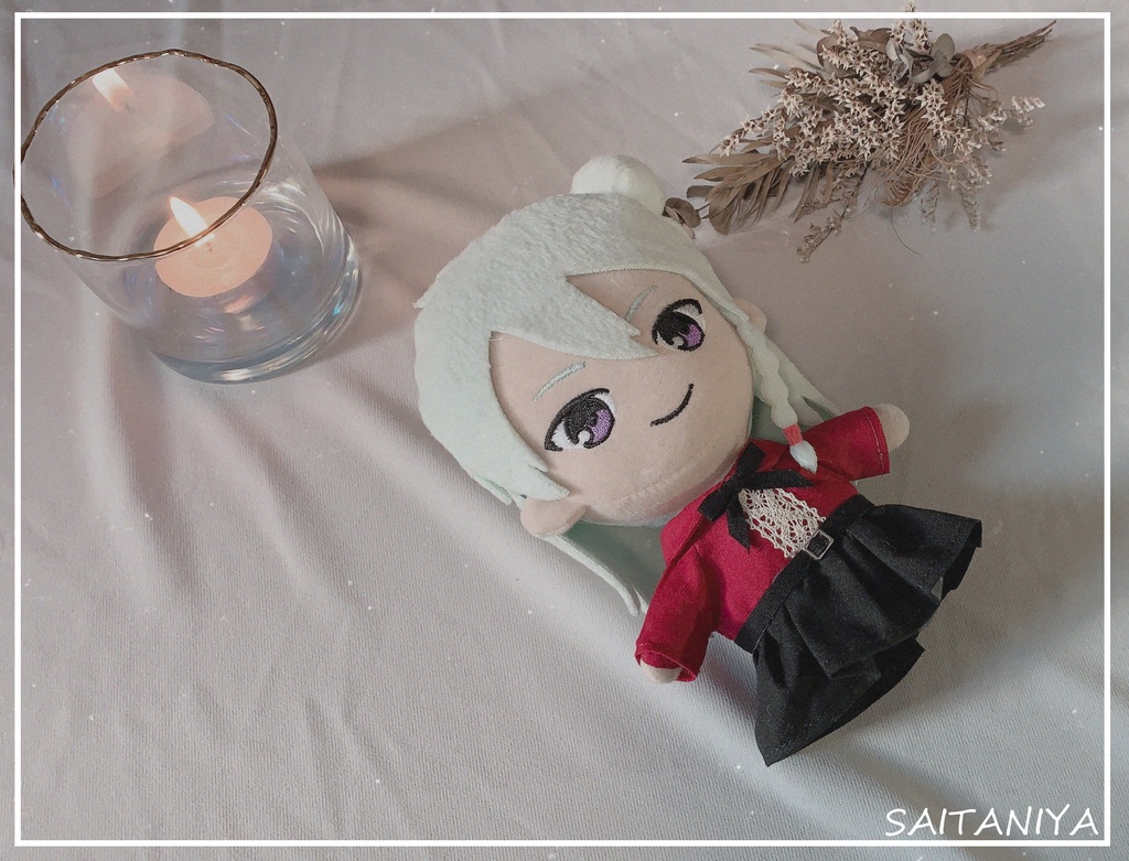 クラシカルワンピース(16cmサイズぬいぐるみ用)