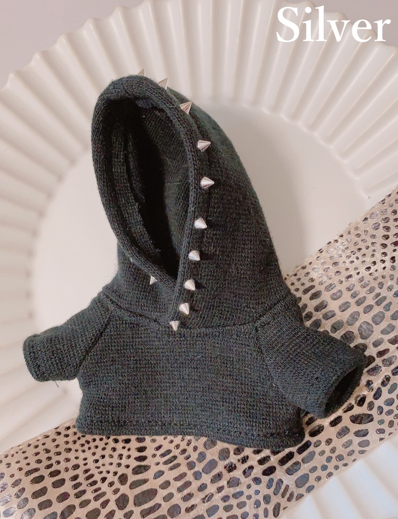 鋲付パーカー(16cmサイズぬいぐるみ用)