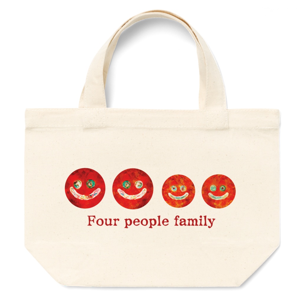 Ffour people family トートバッグ
