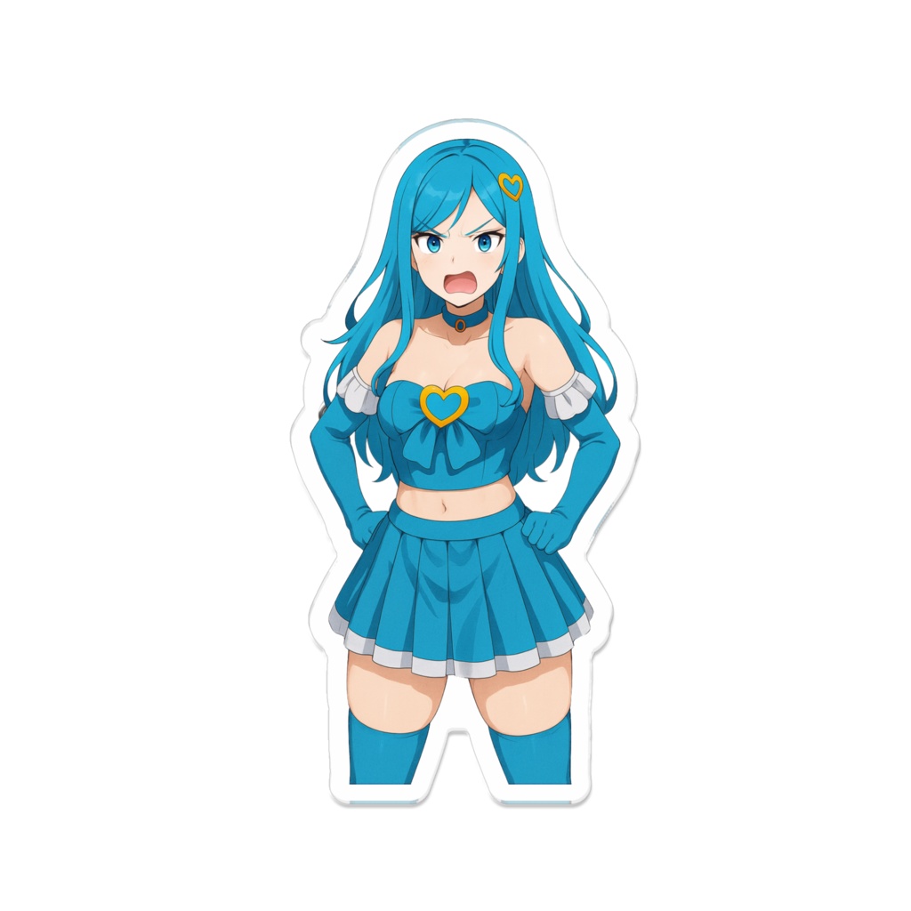 アズールハート アクリルバッジ