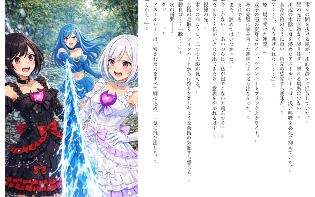 IFアズールハート敗北ストーリー 恐怖の姉妹ツインハート