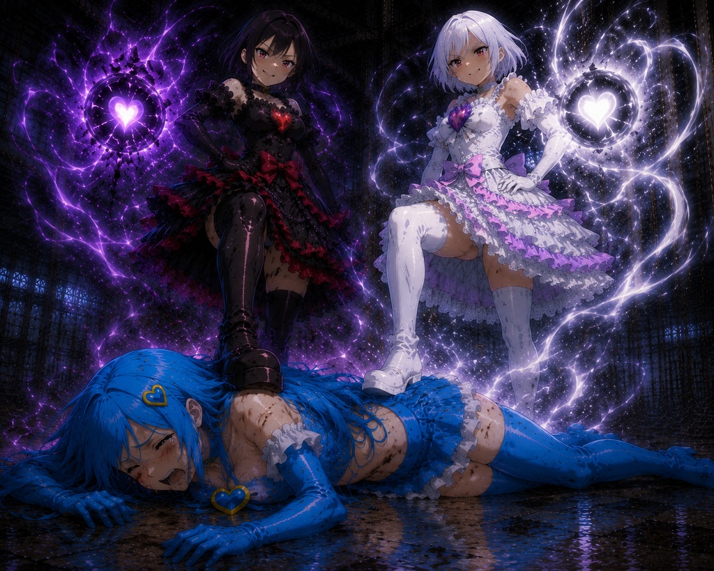 アズールハート敗北アニメ