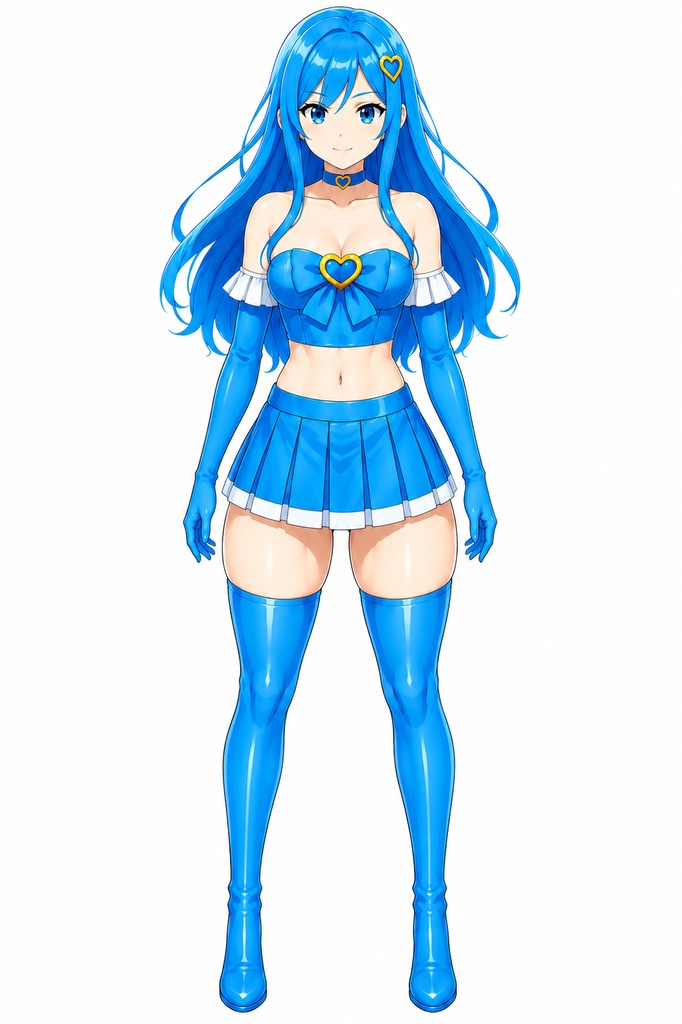 AIイラスト:あなた好みのオリジナル変身ヒロインを作成します。