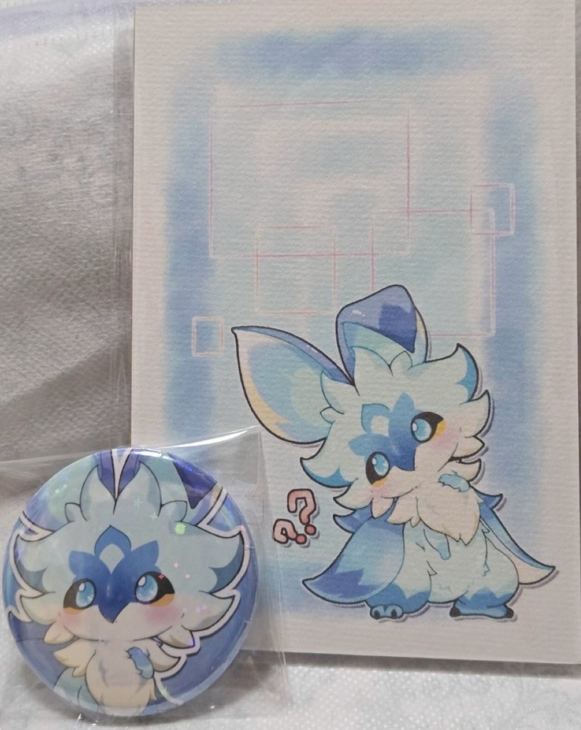 イクトミ仔竜ポストカード&缶バッジ