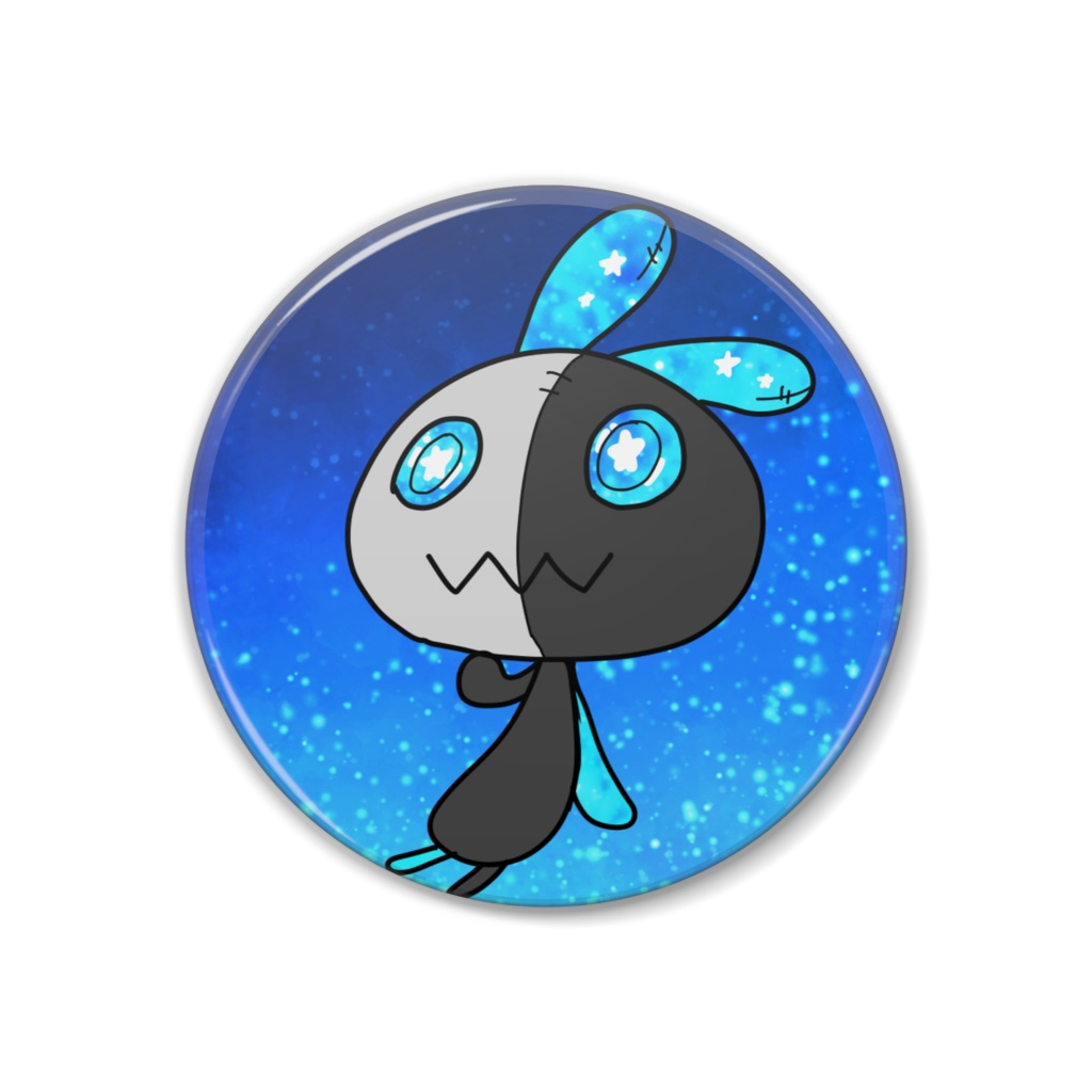 碧色音ココル ぬいぐるみVer 缶バッチ