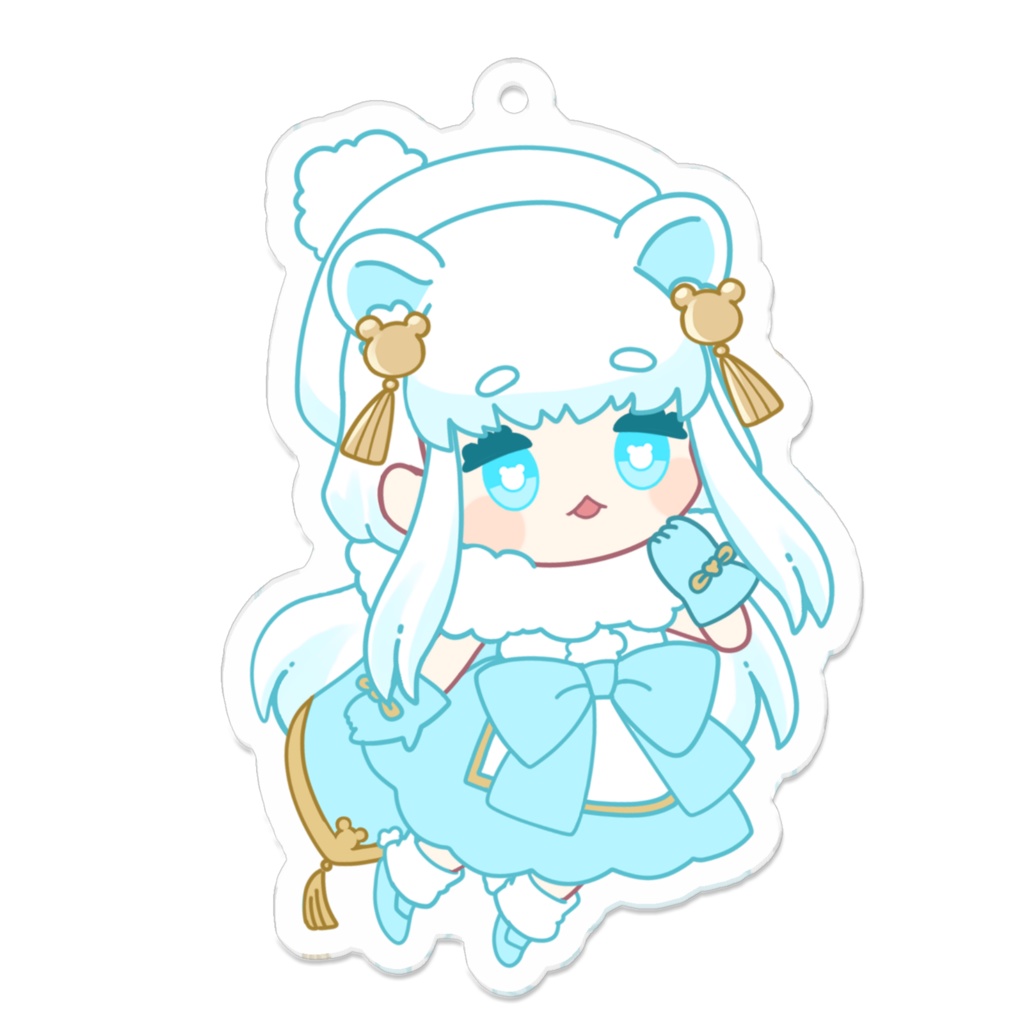 ちびゆきだまアクリルキーホルダー