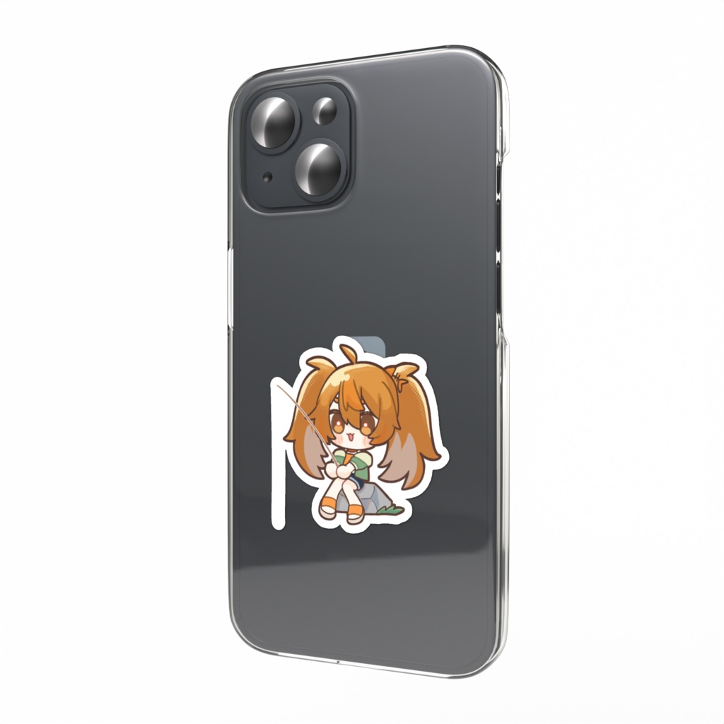 釣りさばスマホステッカー