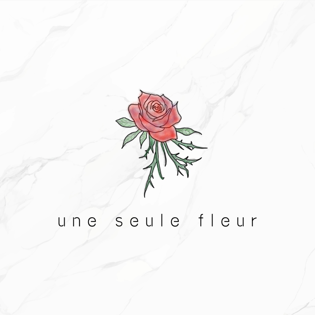 free tattoo『une seule fleur』