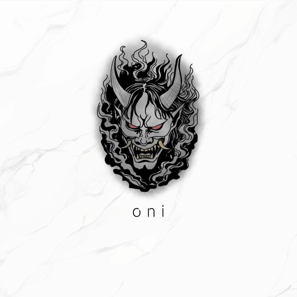 free tattoo『oni』