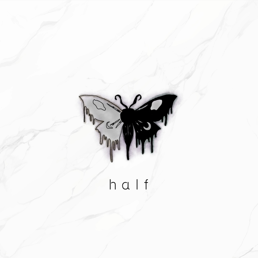 free tattoo『half』