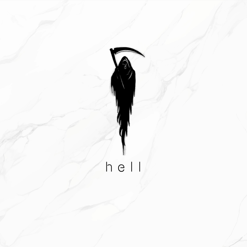 free tattoo『hell』
