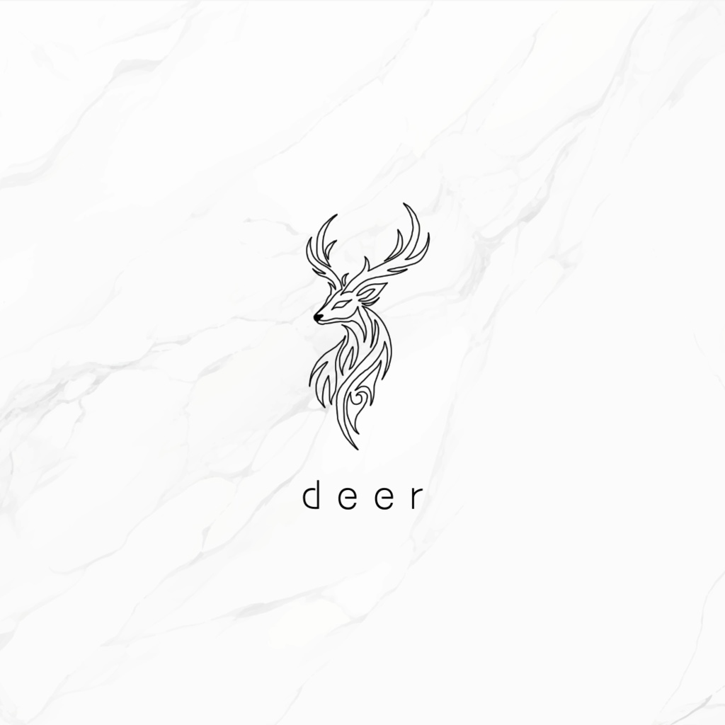 free tattoo『deer』