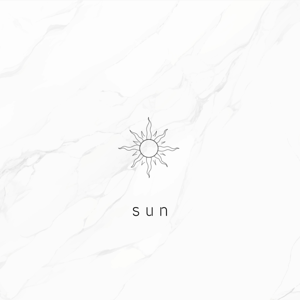 free tattoo『sun』